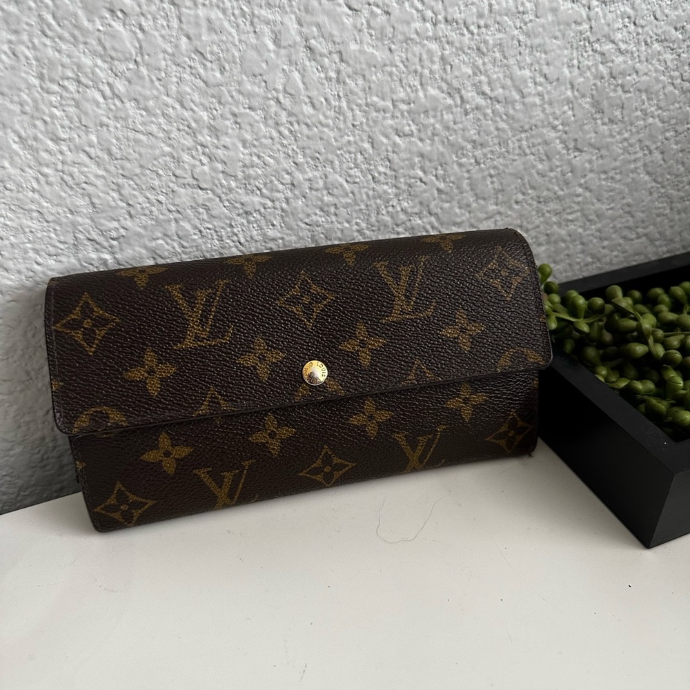 Louis Vuitton Dark Brown Monogram Wallet